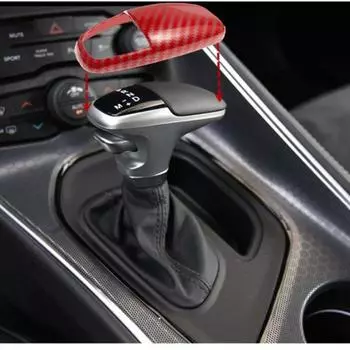 Декоративная крышка головки коробки передач из углеродного волокна для Dodge Challenger Charger SRT 2015 2016 2017 2018 2019 2020 2025 чёрный