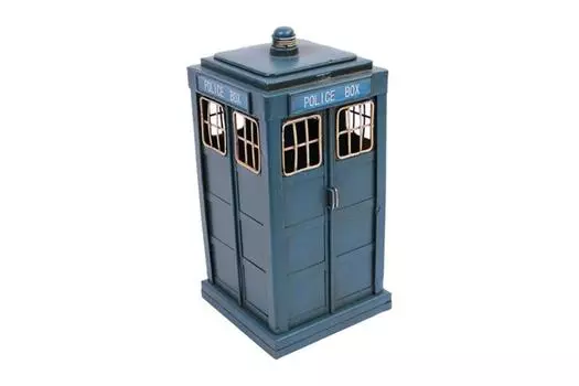 Декоративная металлическая копилка Доктор Кто