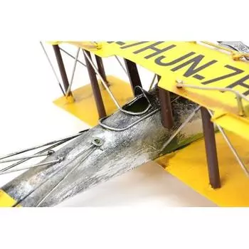 Декоративная металлическая модель самолета ручной работы