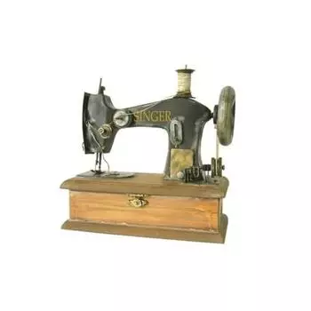 Декоративная металлическая швейная машина