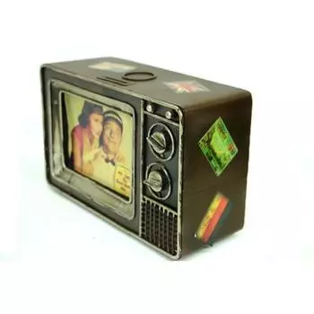 Декоративная металлическая телевизионная копилка