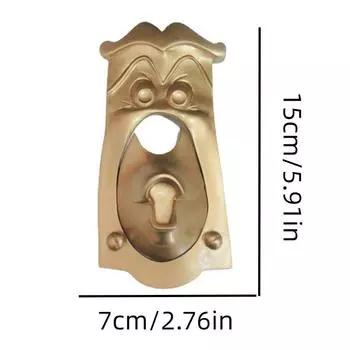 Декоративная накладка на дверную ручку Алиса в Стране чудес из смолы, подвесные домашние украшения
