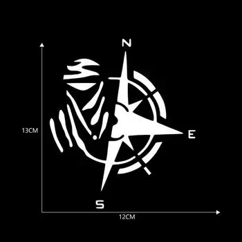 Декоративная наклейка на капот автомобиля 13x12 см, наклейка, украшение для автомобиля, грузовика чёрный