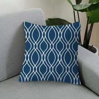 Декоративная наволочка, чехол для подушки, износостойкий, моющийся, невыцветающий, наволочка с геометрическим принтом, украшение, чехол для диванной подушки B