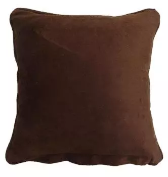 Декоративная наволочка коричневого цвета Home D cor Throw Pillow Velvet Case 12 X 12X12 Inches коричневый