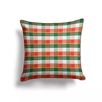 Декоративная наволочка Maxx Deco Красный/Зеленый 45x45 см