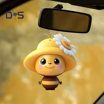 Декоративная подвеска в виде пчелы, акриловое подвесное украшение, очаровательный внешний вид, яркий цвет, легкая подвеска в виде рождественской елки 2