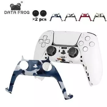Декоративная полоса DATA FROG для PS5, сменная ручка контроллера, декоративная крышка-зажим для Playstation 5, геймпад, аксессуары для джойстика