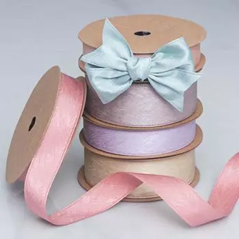 Декоративная романтическая и уютная однотонная матовая елочка из твила с узором лента ручной работы галстук-бабочка воротник для волос шляпа подарочная коробка декоративная лента 2.5cm*10 yards
