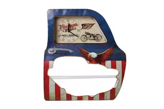 Декоративная США Тематическая Синяя Дверь Автомобиля Настенная Полка Двери Автомобиля