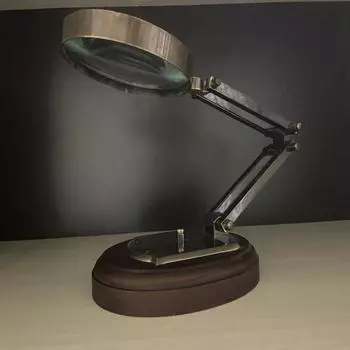 Декоративное ручное морское латунное увеличительное стекло, образовательное домашнее украшение, офисный стол, стеклянные лупы для чтения карт