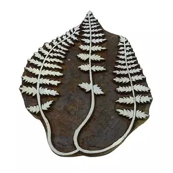 Декоративные деревянные блоки с резьбой по дереву, текстильные штампы, коллекционные блоки 6X5 Inches коричневый