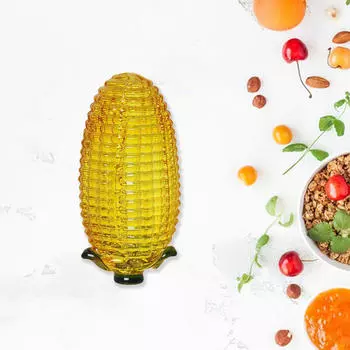 Декоративные фигурки фруктов Рождественский декор Многоцветный креативный коллекционный реквизит для показа Кристалл 3.5cmx7.05cm_Yellow