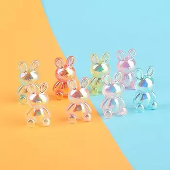 Декоративные материалы ручной работы, кремовый клей, нашивка, чашка для воды, модная ручная работа, смоляный кролик, сделай сам, орнамент, аксессуары, чехол для телефона, волшебное цветное покрытие, 5 шт. красный