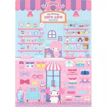 Декоративные наклейки Sanrio My Melody, розовые, 1 шт.