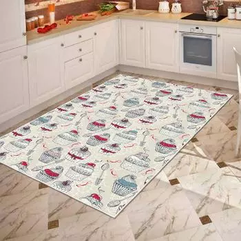 Декоративные напольные коврики специального дизайна современные с узором Нескользящая моющаяся основа