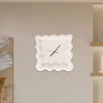 Декоративные настенные часы, легкие, бесшумные, подарочные, точные, подвесные, декоративные, для учебы, кухни, бежевый