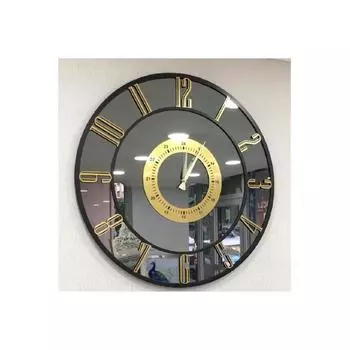 Декоративные настенные часы с настоящим зеркалом (40 см)
