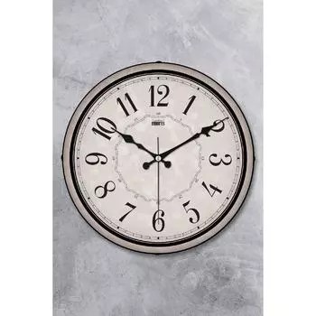 Декоративные стеклянные настенные часы Bombe с бесшумным механизмом 36 см