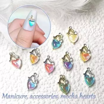 Декоративные украшения для ногтей своими руками Различные цветные аксессуары Красота ногтей