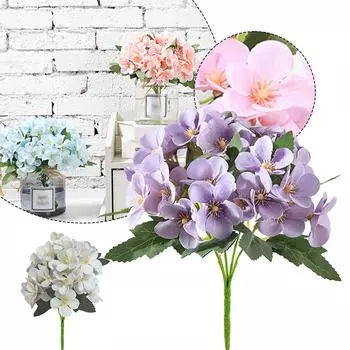 Декоративные украшения Искусственные цветы Цветочный декор фиолетовый