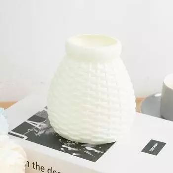 Декоративные вазы, креативные пластиковые вазы, современный минималистский антикапельный декор для дома, украшения для гостиной, вазы для цветочных композиций белый
