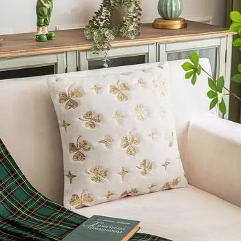 Декоративный чехол для подушки, подушка-держатель для дивана, плюш, имитация кружева, украшение, зимний домашний декор One Size
