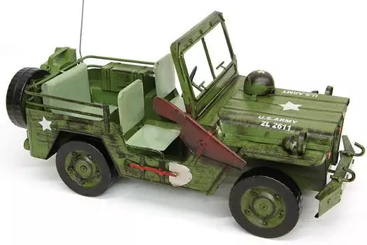 Декоративный металлический джип