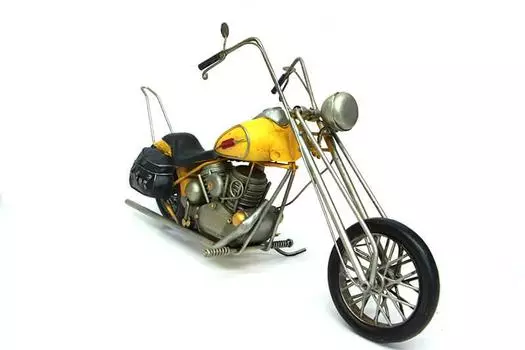 Декоративный металлический мотоцикл