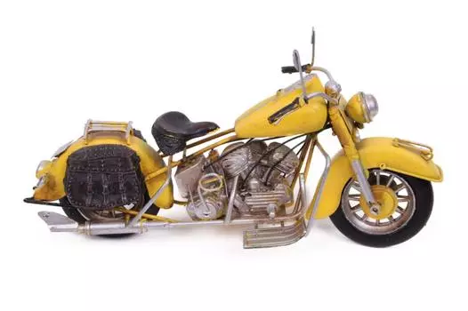 Декоративный металлический мотоцикл