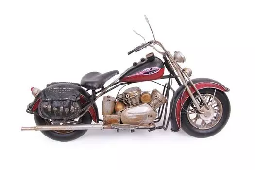 Декоративный металлический мотоцикл