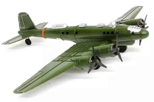 Декоративный металлический самолет