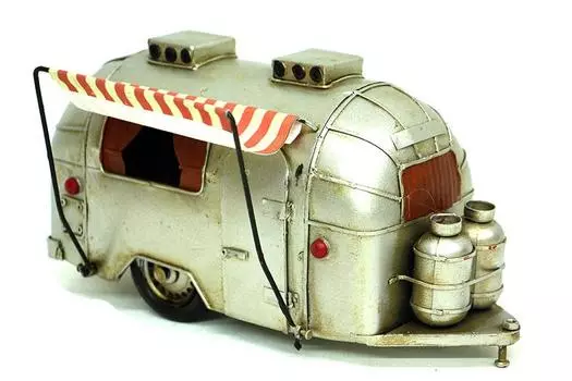 Декоративный металлический тент для каравана