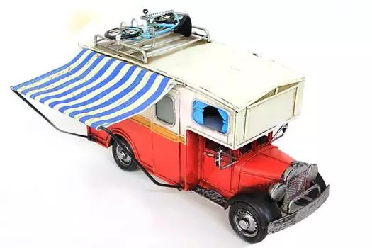 Декоративный металлический тент для каравана