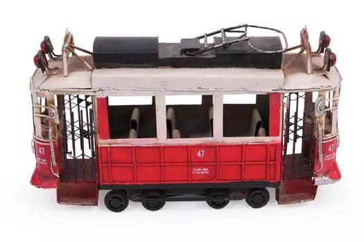 Декоративный металлический трамвай Таксим