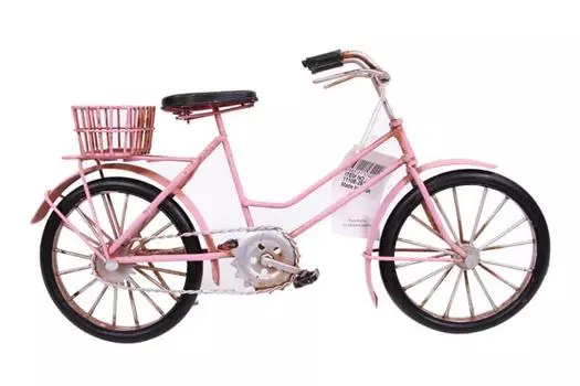 Декоративный металлический велосипед