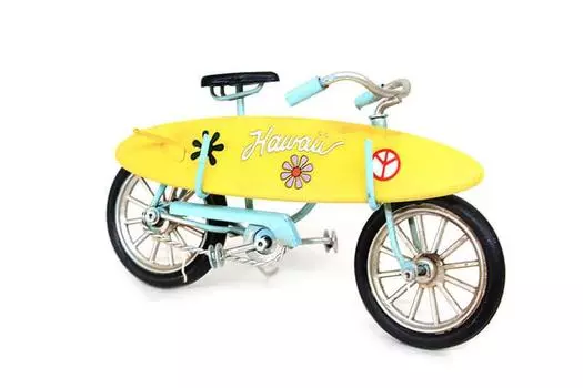 Декоративный металлический велосипед для серфинга
