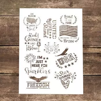 Декоративный многоразовый трафарет формата А4, шаблон для рисования, трафареты для поделок, скрабукинг, роспись по дереву, холсту, полу, стенам и плитке