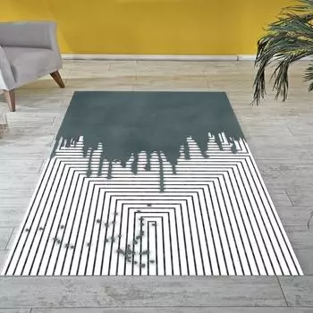 Декоративный нескользящий моющийся ковер с цифровой печатью DOT-MLN-002