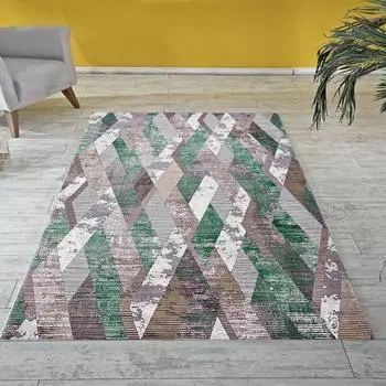 Декоративный нескользящий моющийся ковер с цифровой печатью DOT-MLN-052