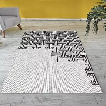 Декоративный нескользящий моющийся ковер с цифровой печатью DOT-MLN-001