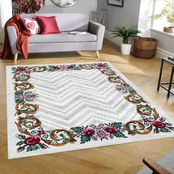 Декоративный нескользящий моющийся ковер с цифровой печатью DOT-SD-238