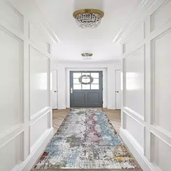 Декоративный нескользящий моющийся ковер с цифровой печатью DOT-YOL-SD-382