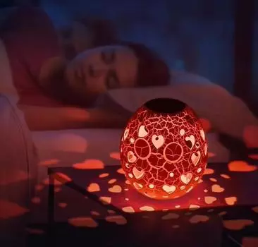 Декоративный ночник с сенсорным выключателем RGB, 7 цветов, регулируемая яркость, зарядка через USB, уникальная идея подарка для друзей и семьи