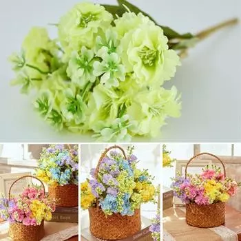 Декоративный реалистичный креативный простой в уходе красочный цветок-имитация хризантемы искусственный цветок зелёный