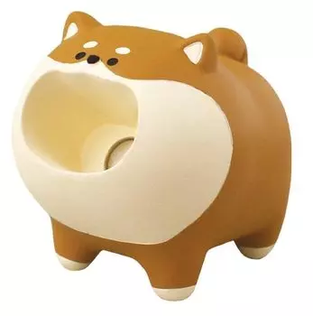 Dekore Corporation Harapeko держатель для животных Шиба-ину размер приблизительный. W5 D6.3 H5.7 ПК-92930