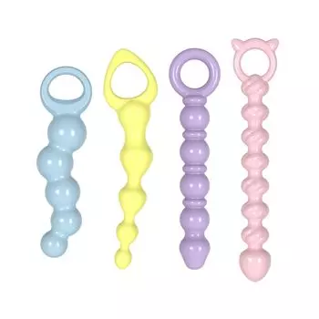 Декори Анальный С бусинами Анальный Тонкий Анальный Взрослый Мягкий Анальный Можно использовать для Анальный Анальные товары для мужчин и Анальный С ручкой Кольцо Бусины, Дилдо, Новичок, Пробка,