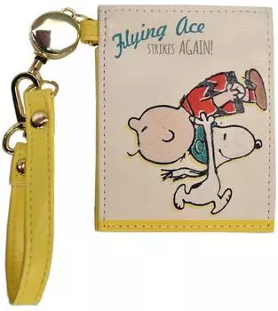 Delfino Flat Pass Case Snoopy Comic Kapow P-12943