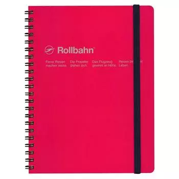 Delfonics Rollbahn Memo с карманом [кольцо/с разделяемой перфорацией] A5 Rose NRP08-RO