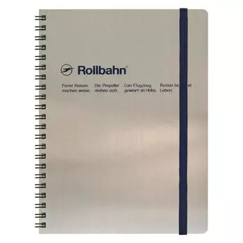 Delfonics Rollbahn Memo с карманом Separable 168 x Высота 216 x Толщина Металлик A5 Серебристый [Тип кольца/С перфорацией] (Ширина 17мм) НРП16-СВ